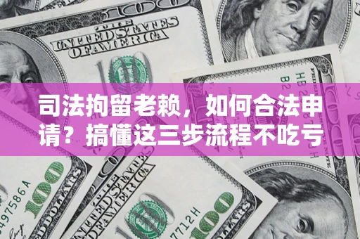 武汉司法拘留老赖，如何合法申请？搞懂这三步流程不吃亏！