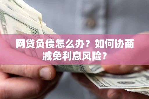 武汉网贷负债怎么办？如何协商减免利息风险？