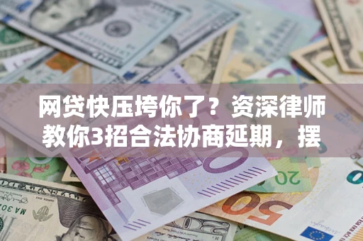 武汉网贷快压垮你了？资深律师教你3招合法协商延期，摆脱暴力催收！