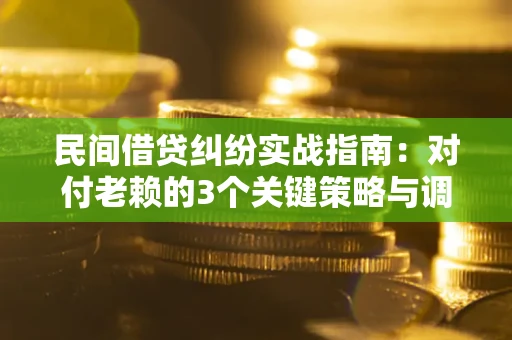武汉民间借贷纠纷实战指南：对付老赖的3个关键策略与调解盲区解析