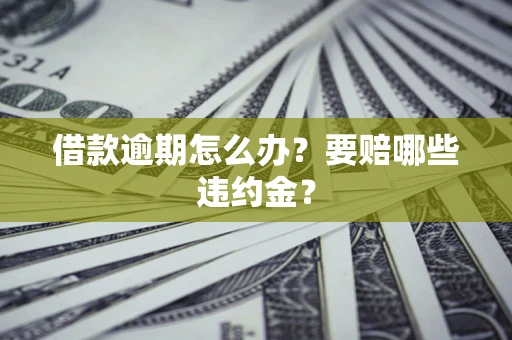 武汉借款逾期怎么办？要赔哪些违约金？
