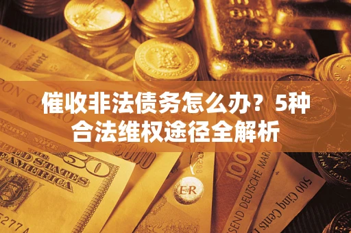 武汉催收非法债务怎么办？5种合法维权途径全解析